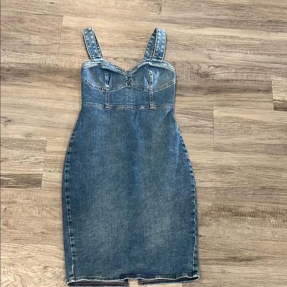 Express Blue Denim dress - Picture 1 of 3